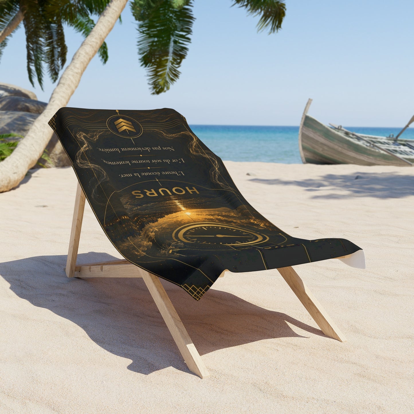 BKS Hours Verse™ Beach Towel