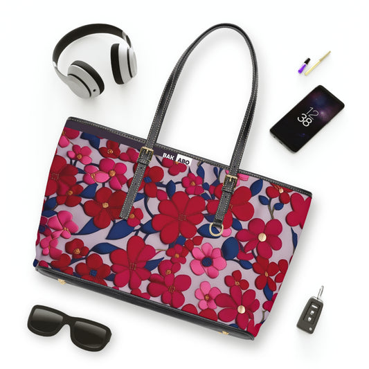 PatchPetals Satchel (BKS)🌺Shoulder Bag