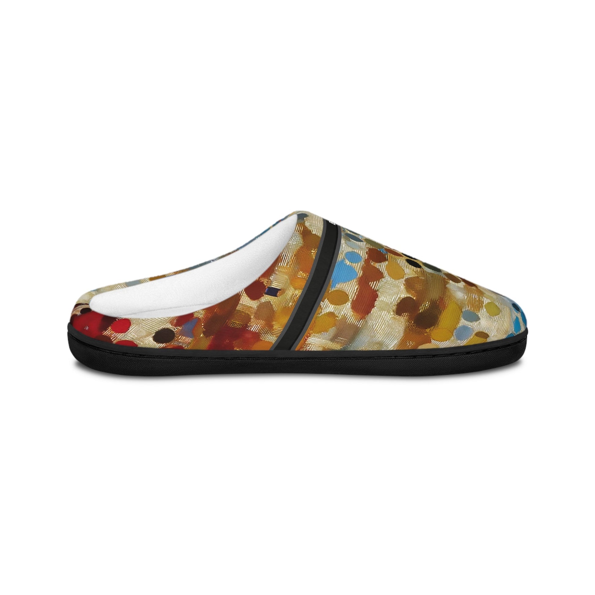 Abstract Dot-Print Indoor Slippers — Cozy Women's Slip-On House Shoes BakAbo Studio BKS bakabo.club