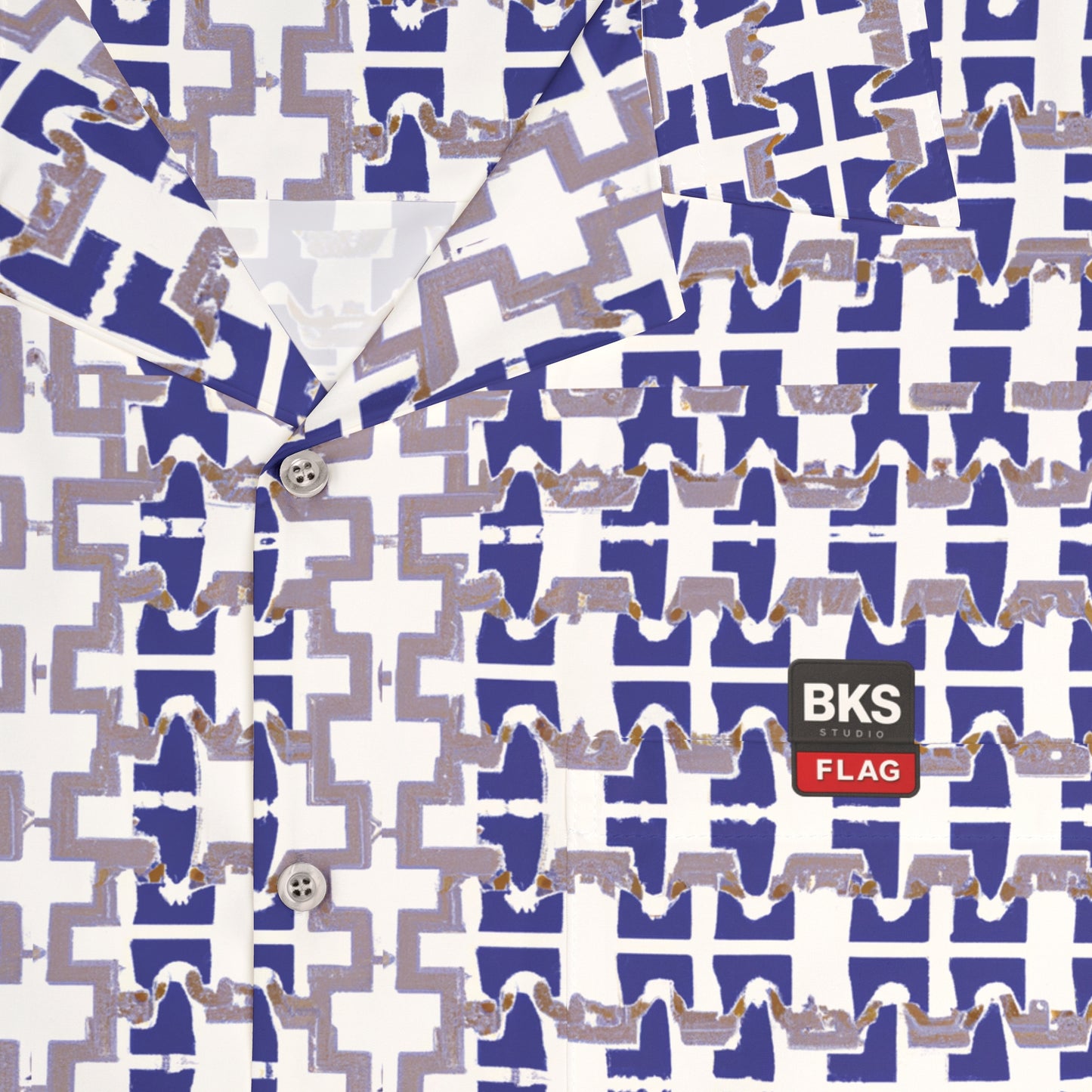 BKS Flag Hawaiian Blue™ Hawaiian Shirt