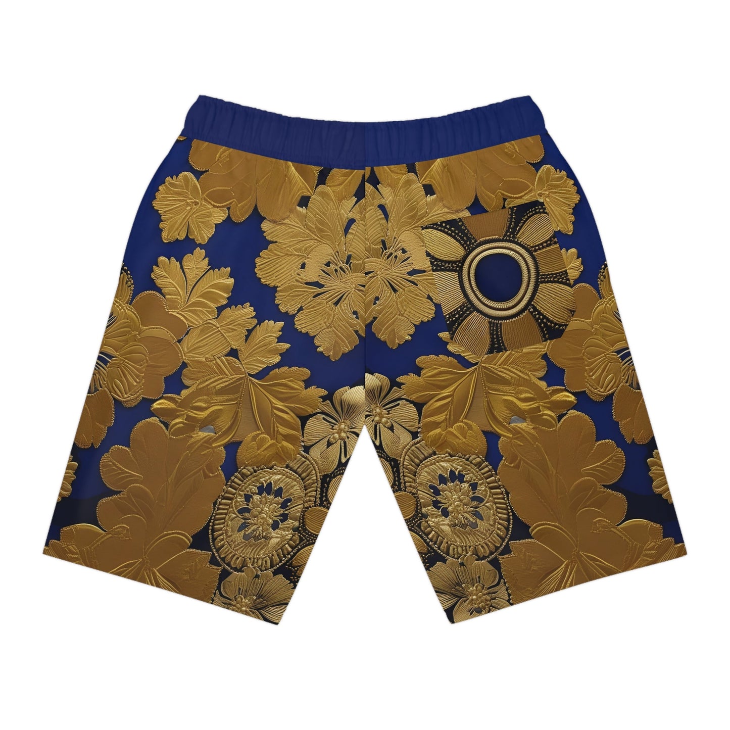BKS Hours Brocade™ Athletic Long Shorts Printify bakabo.club