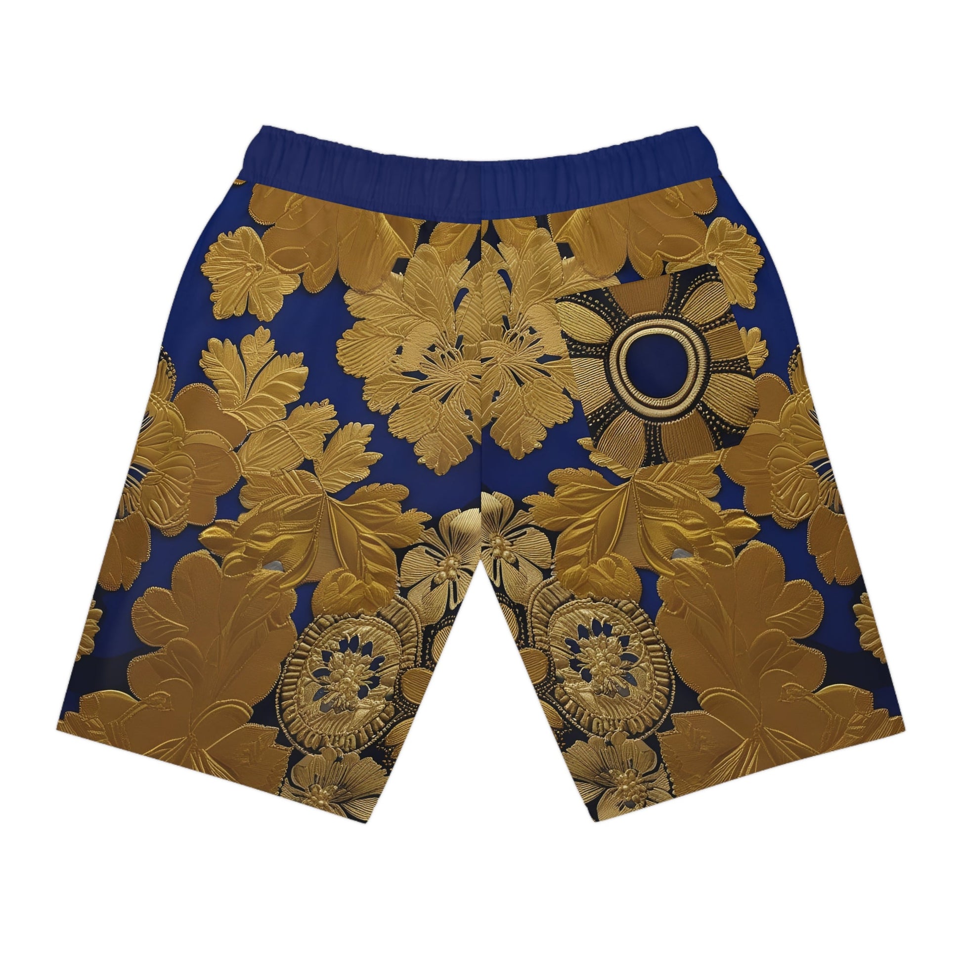 BKS Hours Brocade™ Athletic Long Shorts Printify bakabo.club