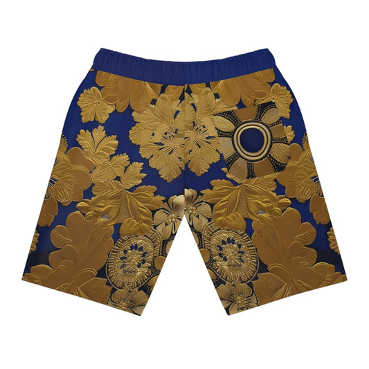 BKS Hours Brocade™ Athletic Long Shorts Printify bakabo.club