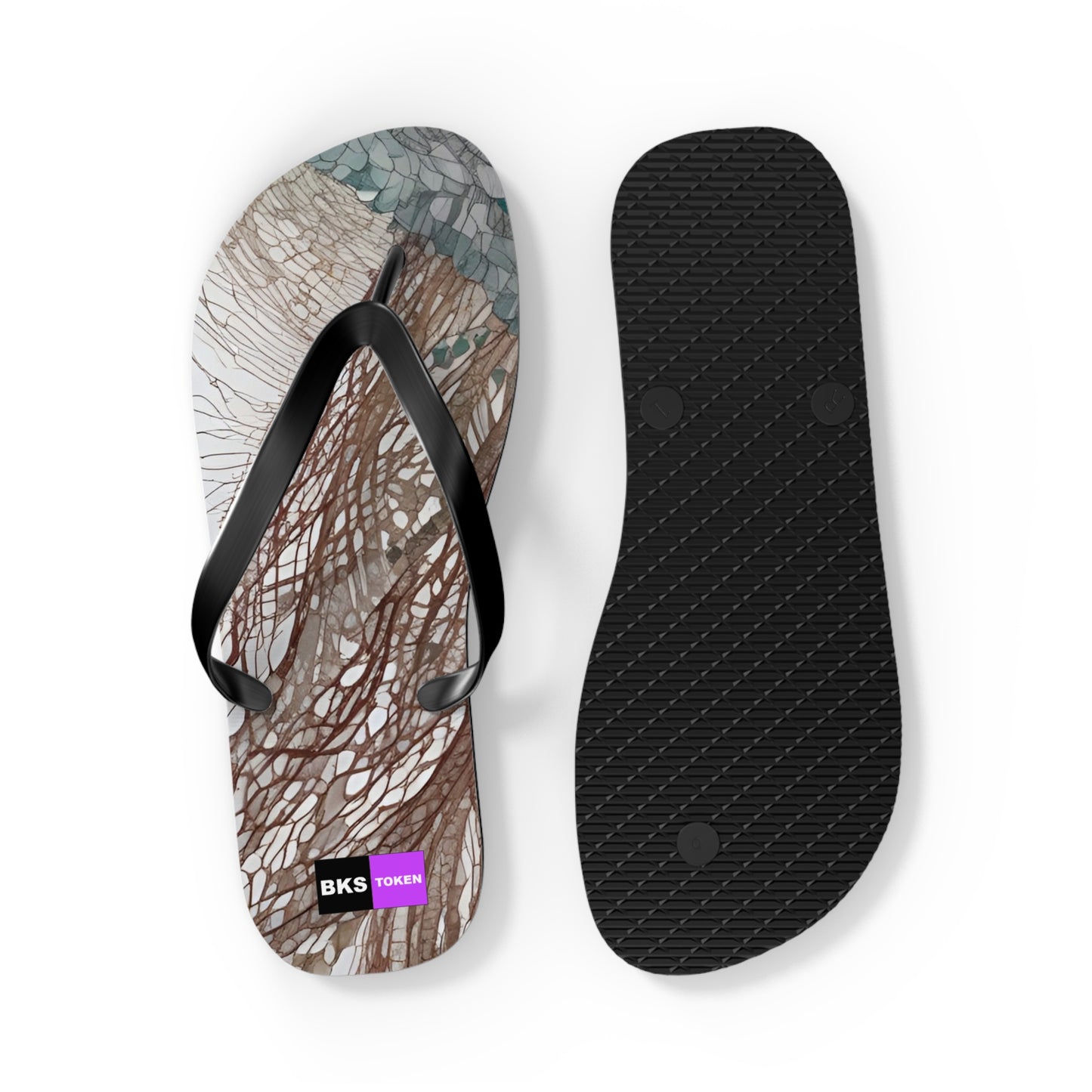 BKS Token Gold™ Flip Flops