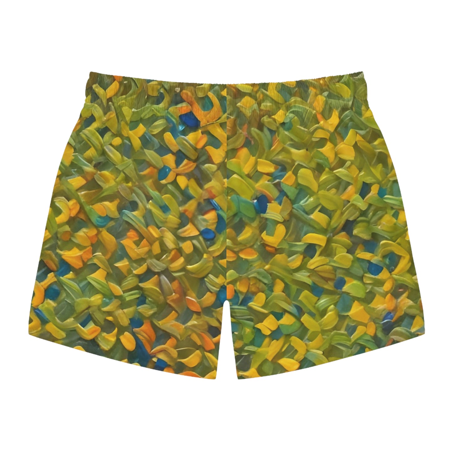 BKS Glyph Yellow Mosaic™ Swim Trunks