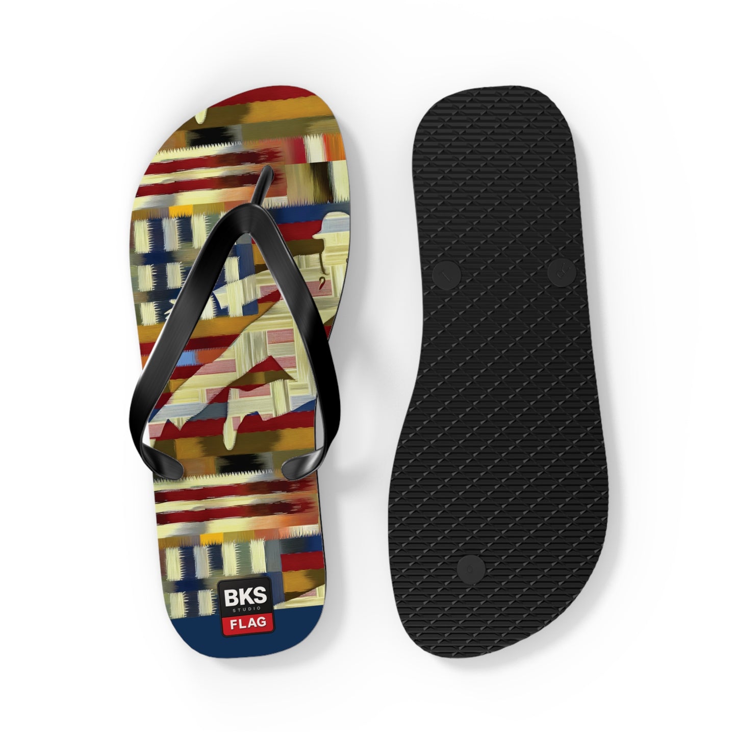 BKS Flag Colorblock Red™ Flip Flops