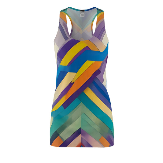 Multiline XZ (BKS)🎥 Women's Cut Dress