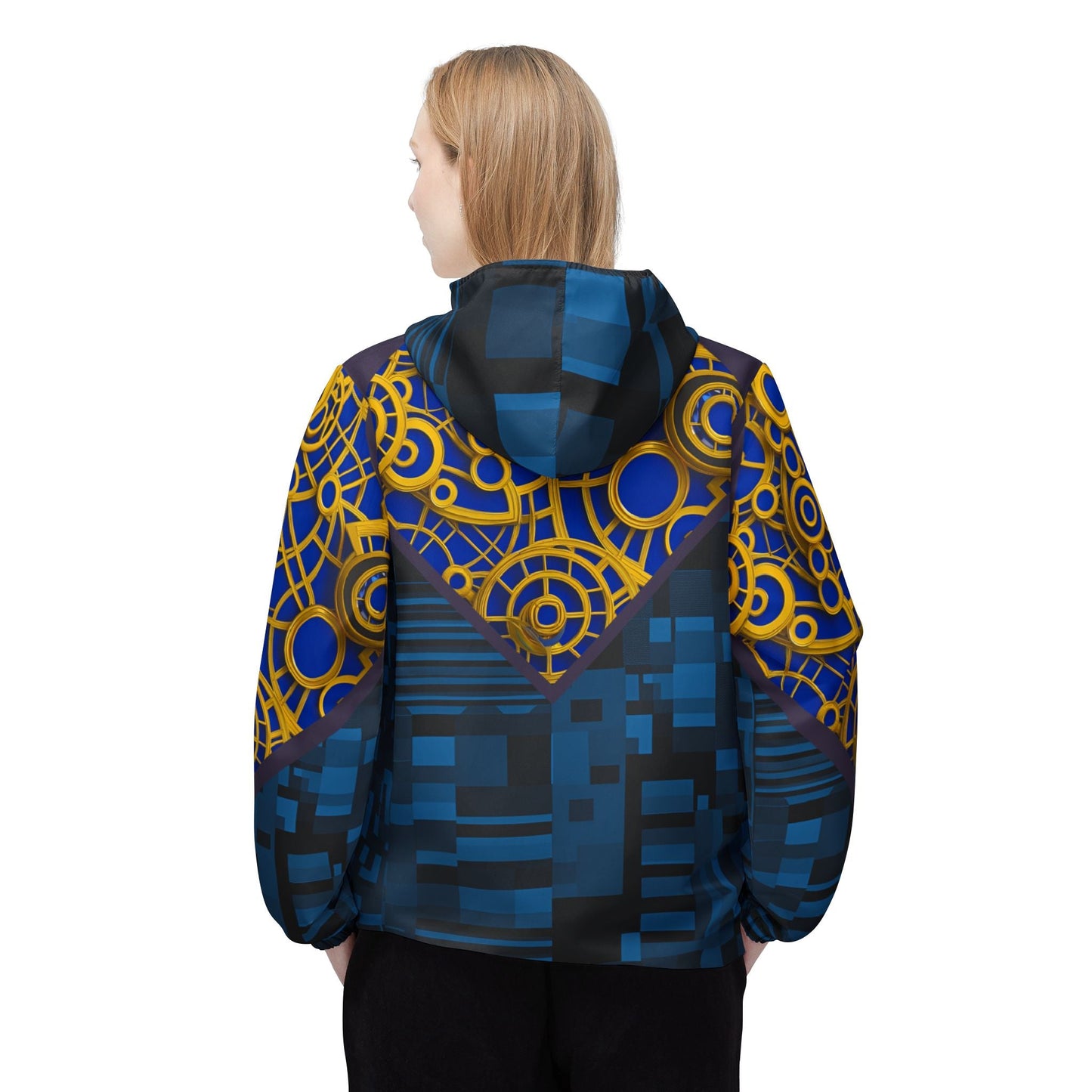 BKS Glyph Orbit™ Windbreaker Printify bakabo.club