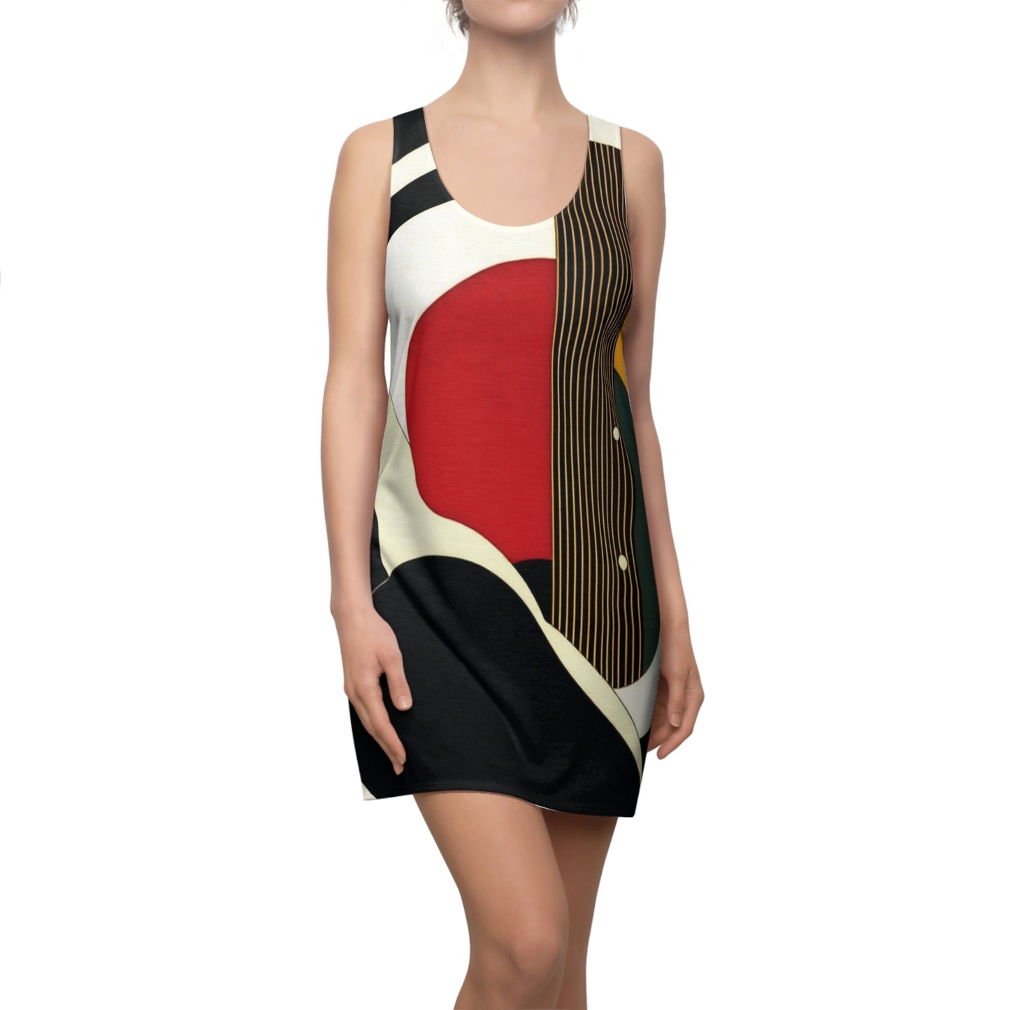 BKS Flag Orbit™ Racerback Dress Printify bakabo.club