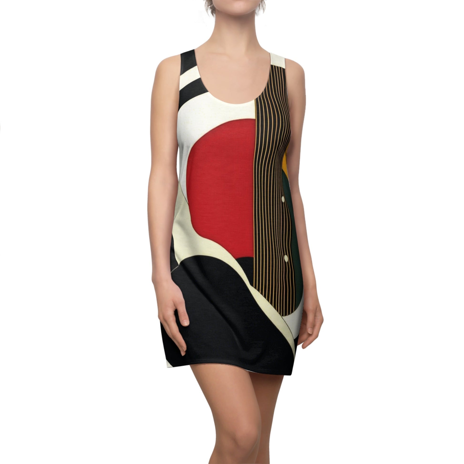 BKS Flag Orbit™ Racerback Dress Printify bakabo.club