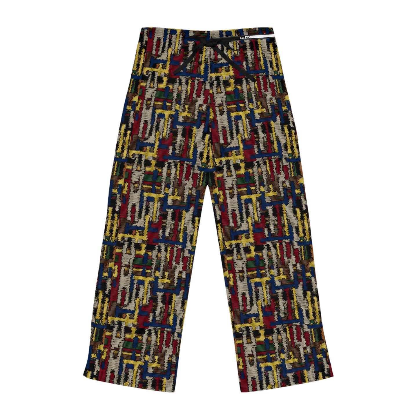 Abstract Geo-Print Women's Pajama Pants — Cozy Lounge Sleepwear Printify bakabo.club