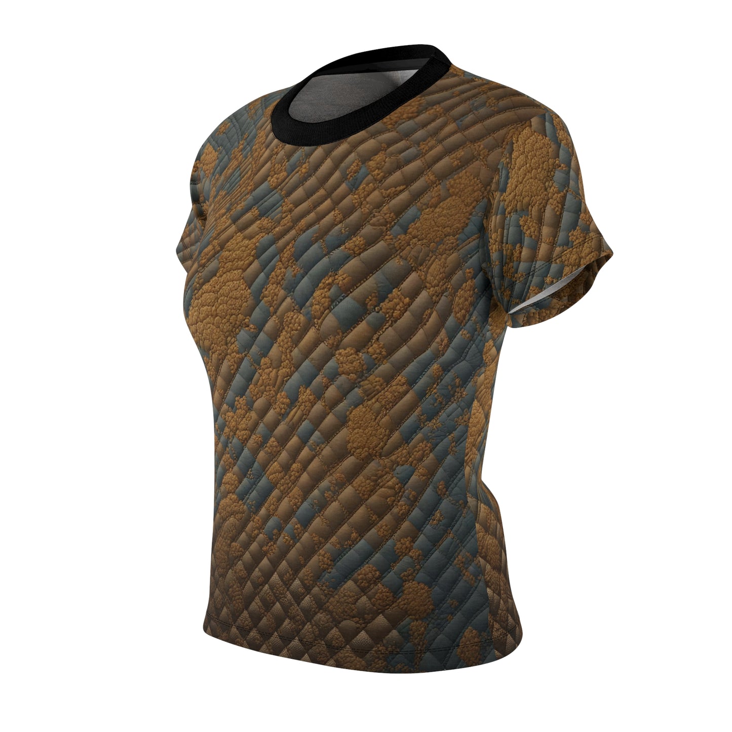 Metallic Shield (BKS)🛡️T-shirt coupé-cousu pour femmes