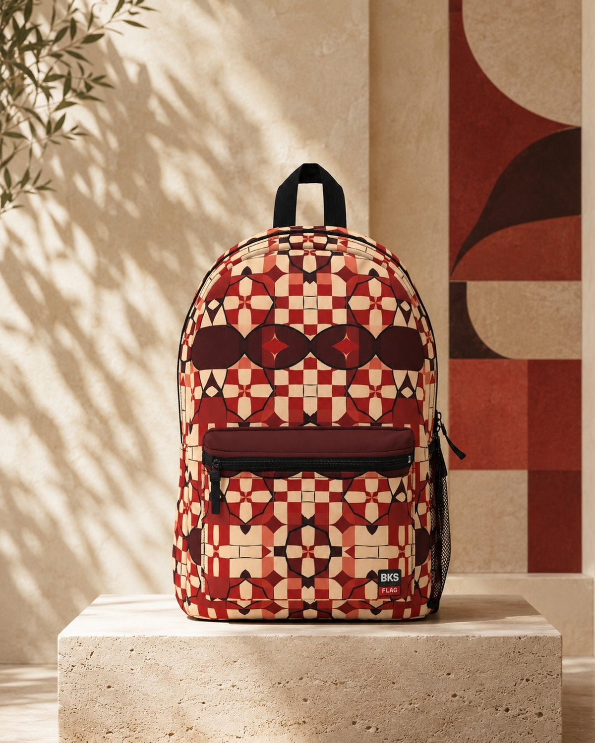 BKS Flag Rally Backpack — editorial podium