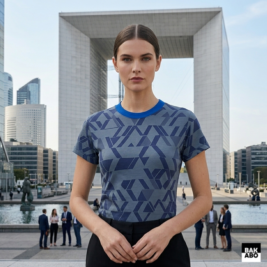 Blu Maps Women's Cut & Sew Tee
