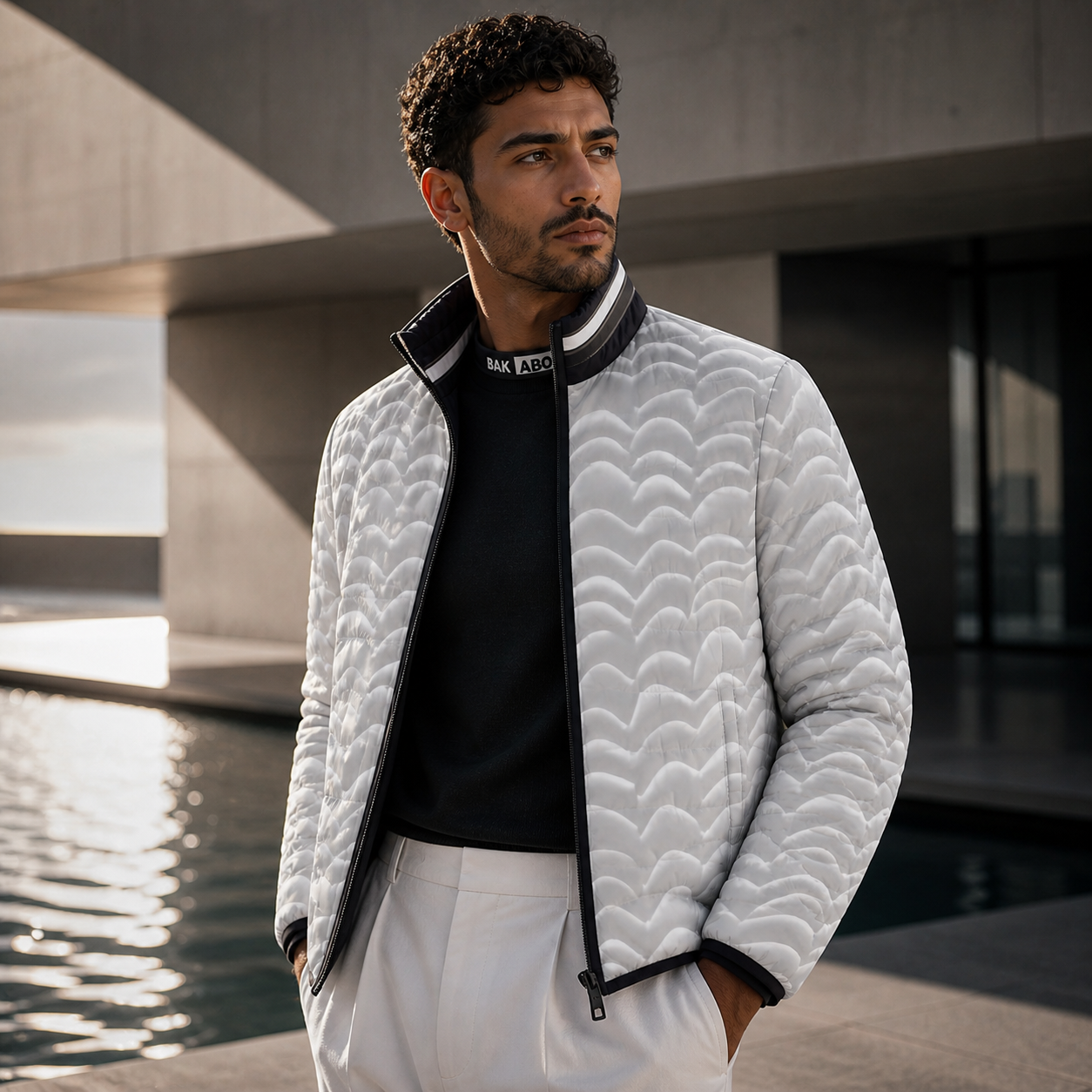 Cloud-Quilt Men's Puffer Jacket — Lightweight Quilted All-Over Print Printify bakabo.club
