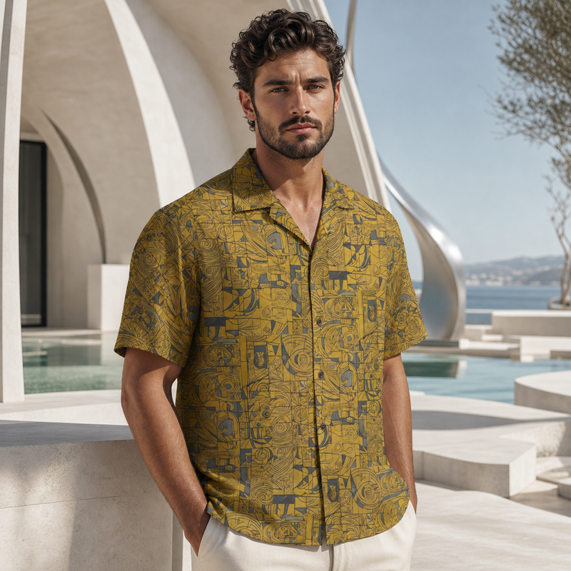 GraphemeGrove (BKS)🐟Camicia hawaiana