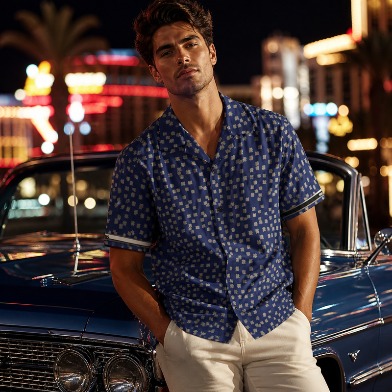 OceanWhispers (BKS)🌟Camicia hawaiana