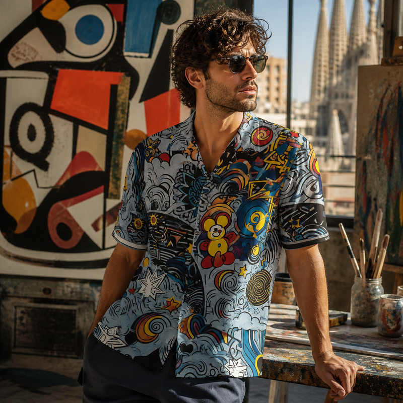 Island Fusion (BKS)🍀Camicia hawaiana