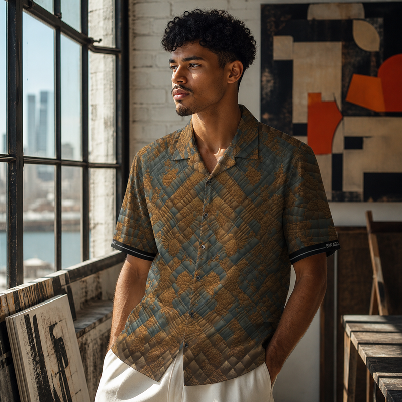Aloha Shield (BKS)🦩Camicia hawaiana