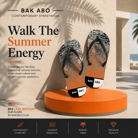 BKS Lava Motion™ Flip Flops Printify bakabo.club