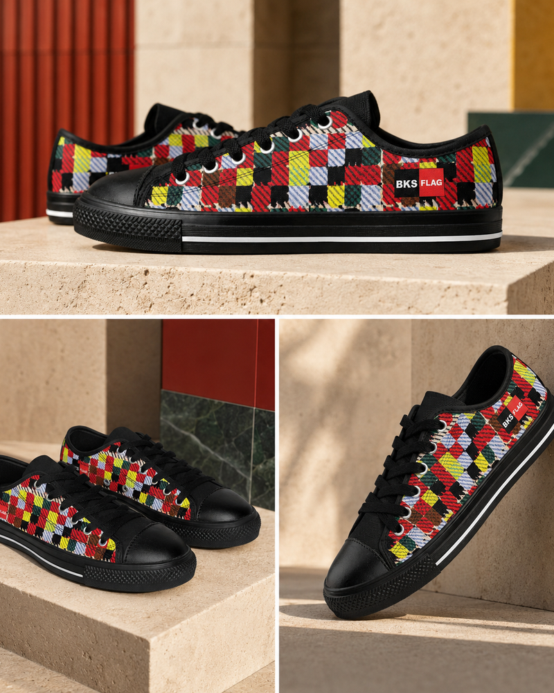 BKS Token Checkerboard Yellow™ Sneakers