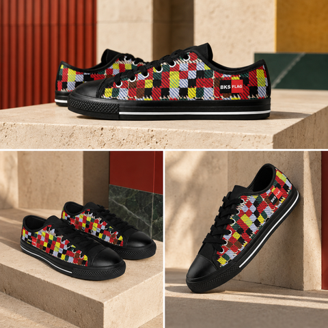 BKS Token Checkerboard Yellow™ Sneakers