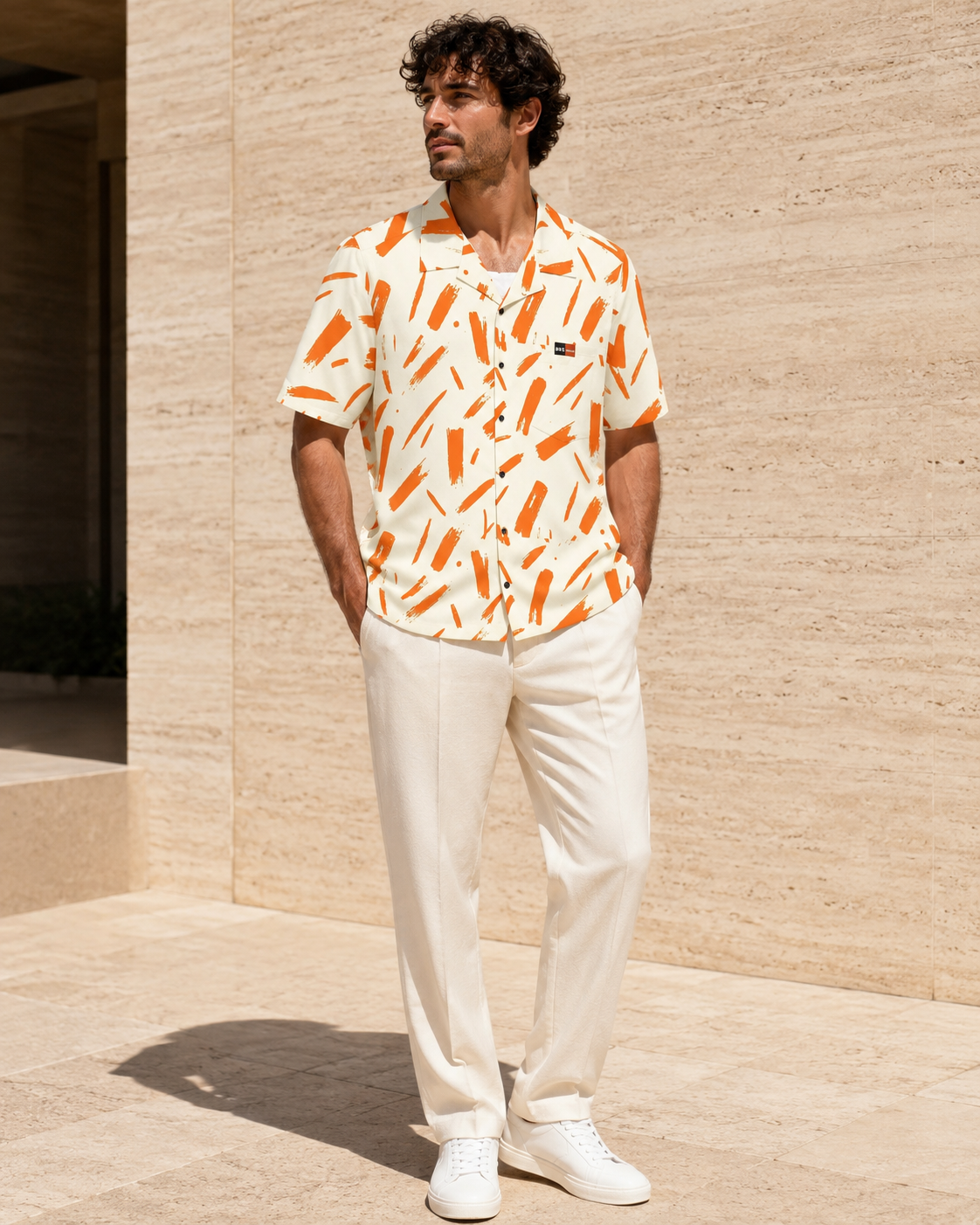 Marker Ember™ Hawaiian Shirt — front view