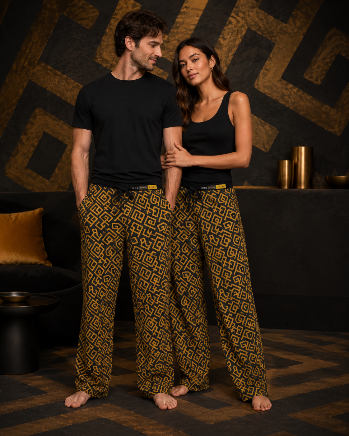 BKS Glyph Cipher™ Lounge Pants