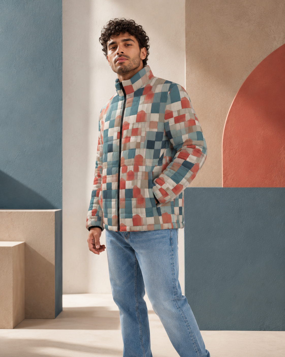 BKS Flag Block™ Puffer Jacket