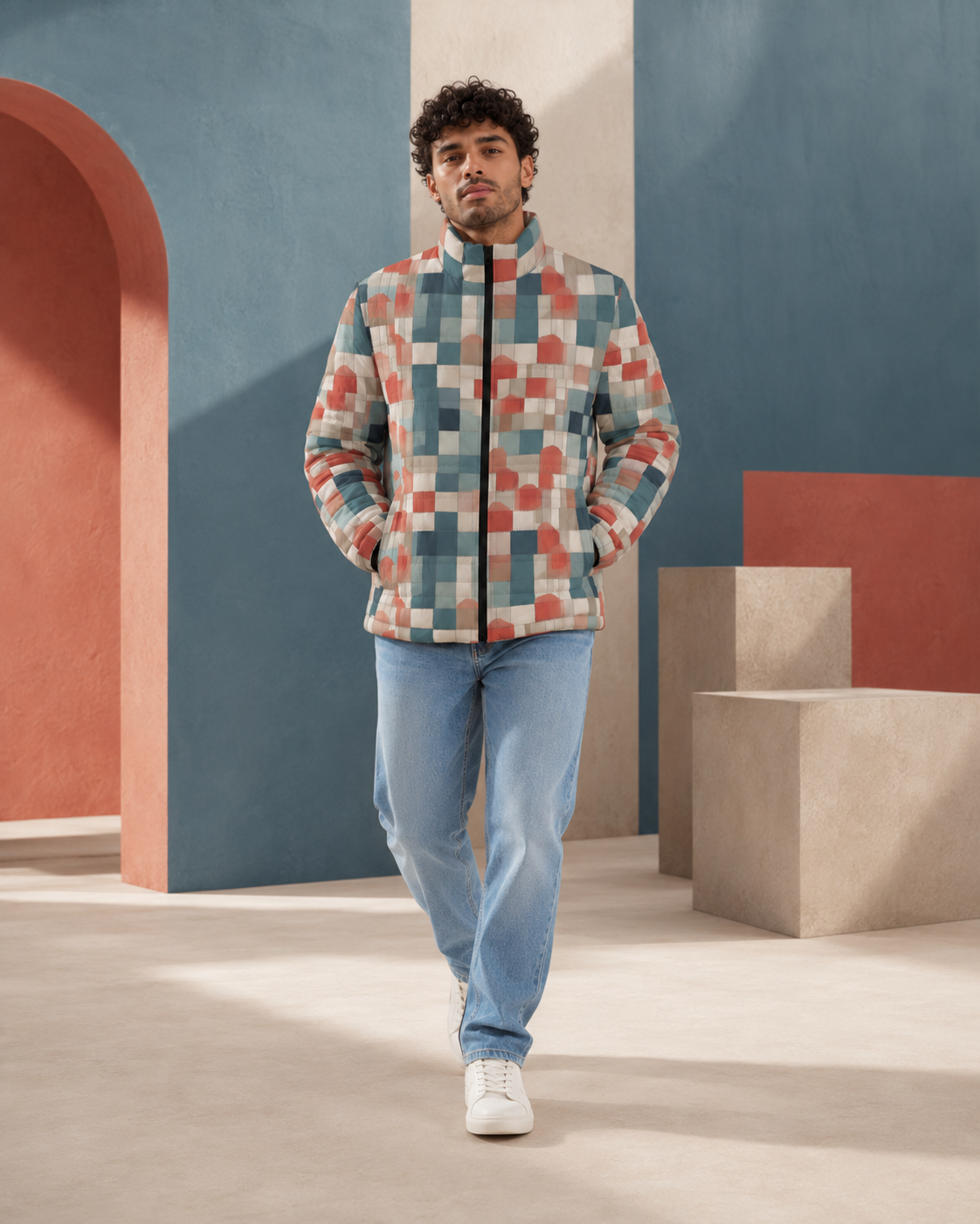 BKS Flag Block™ Puffer Jacket