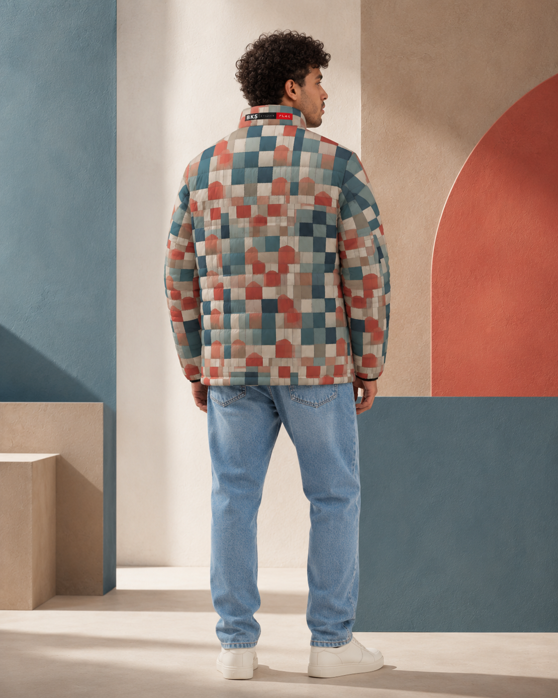 BKS Flag Block™ Puffer Jacket