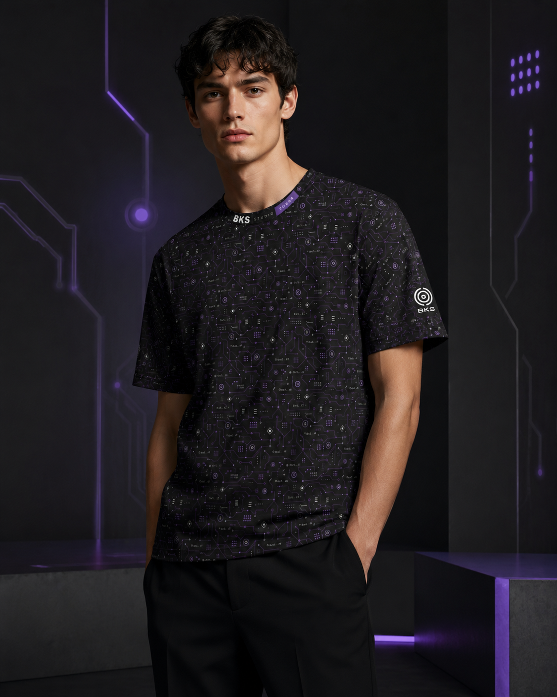 BKS Token Circuit™ AOP Tee