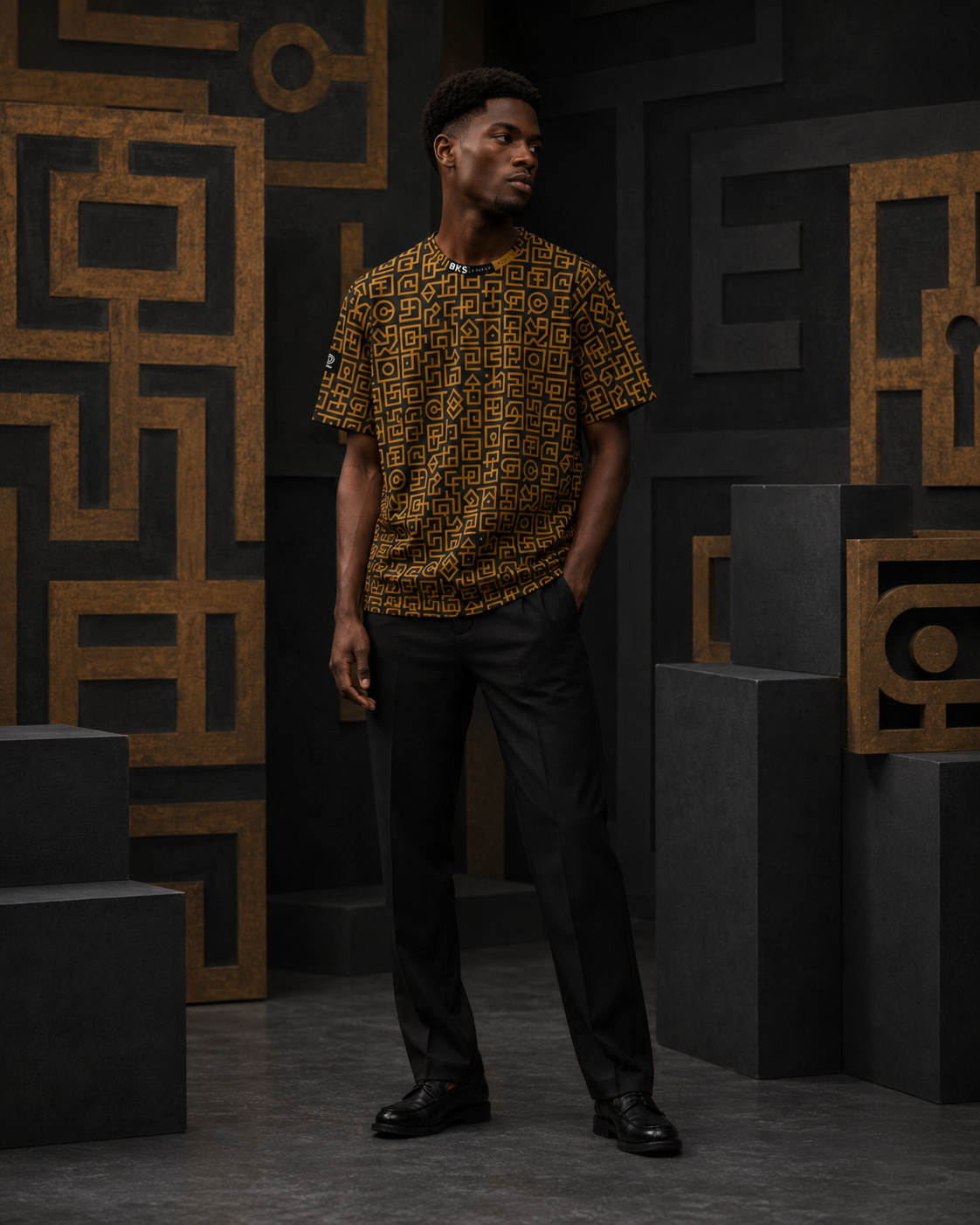 BKS Glyph Cipher™ AOP Tee