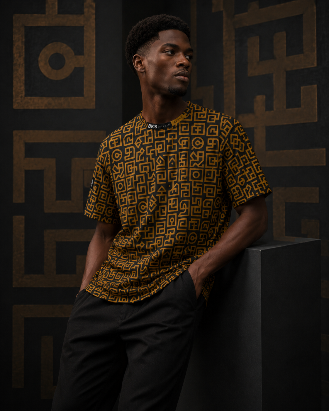 BKS Glyph Cipher™ AOP Tee