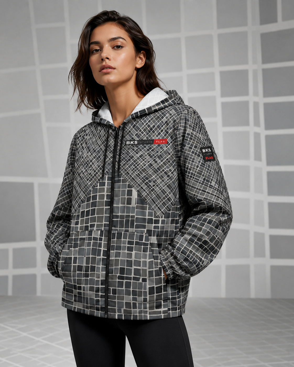 BKS Flag Colorblock Chevron™ Windbreaker