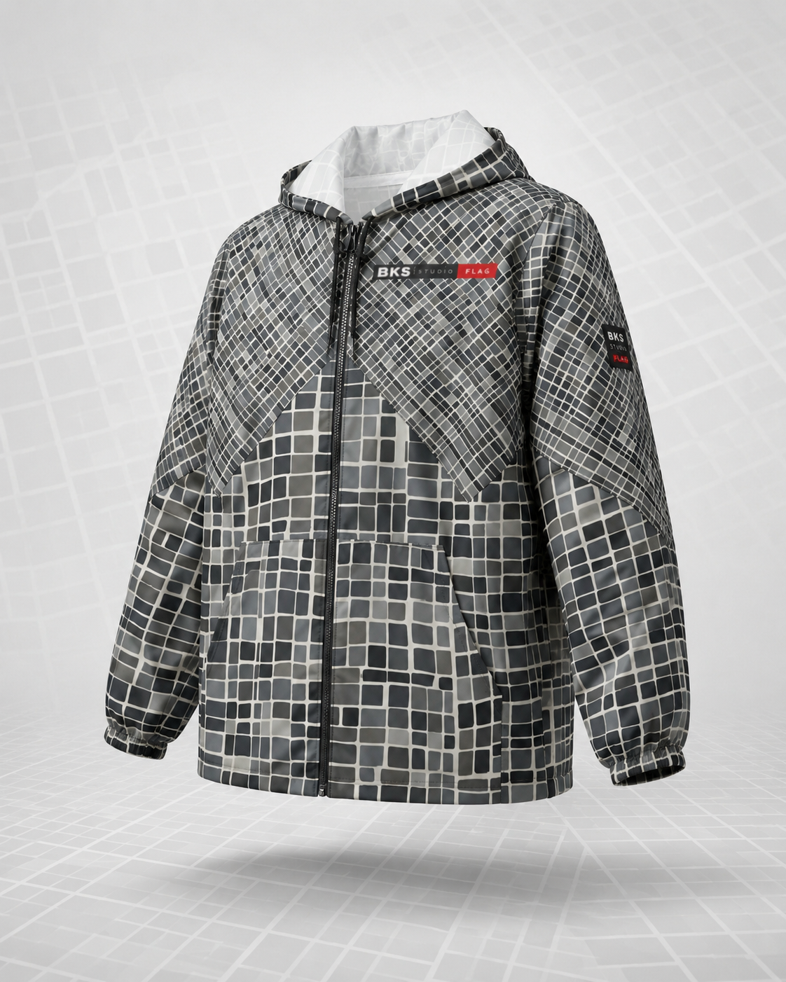 BKS Flag Colorblock Chevron™ Windbreaker