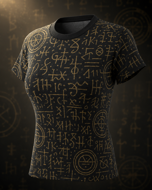 BKS Glyph Script™ Women's AOP Tee