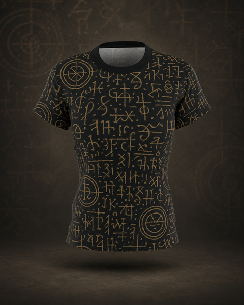 BKS Glyph Script™ Women's AOP Tee