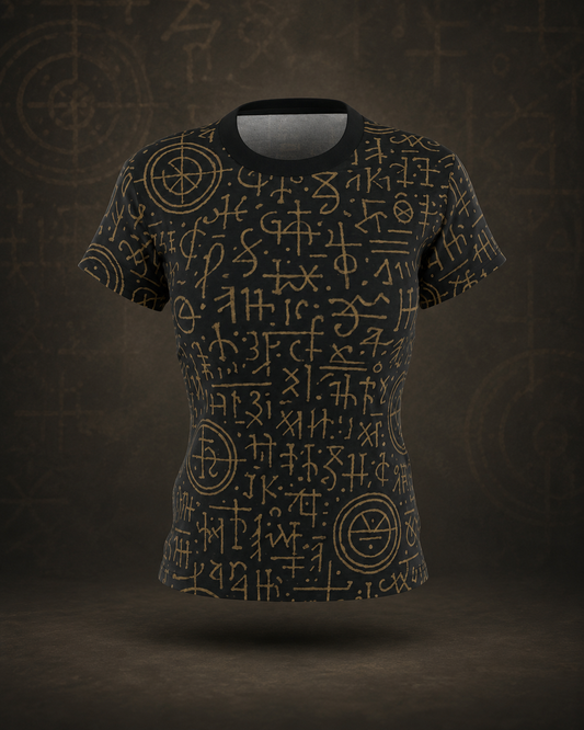 BKS Glyph Script™ Women's AOP Tee