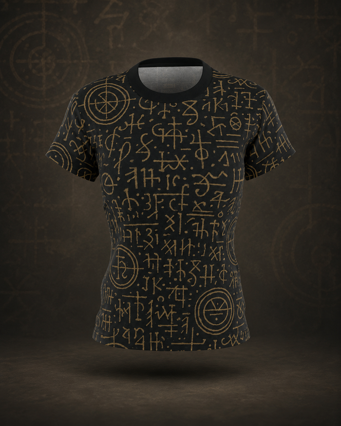 BKS Glyph Script™ Women's AOP Tee