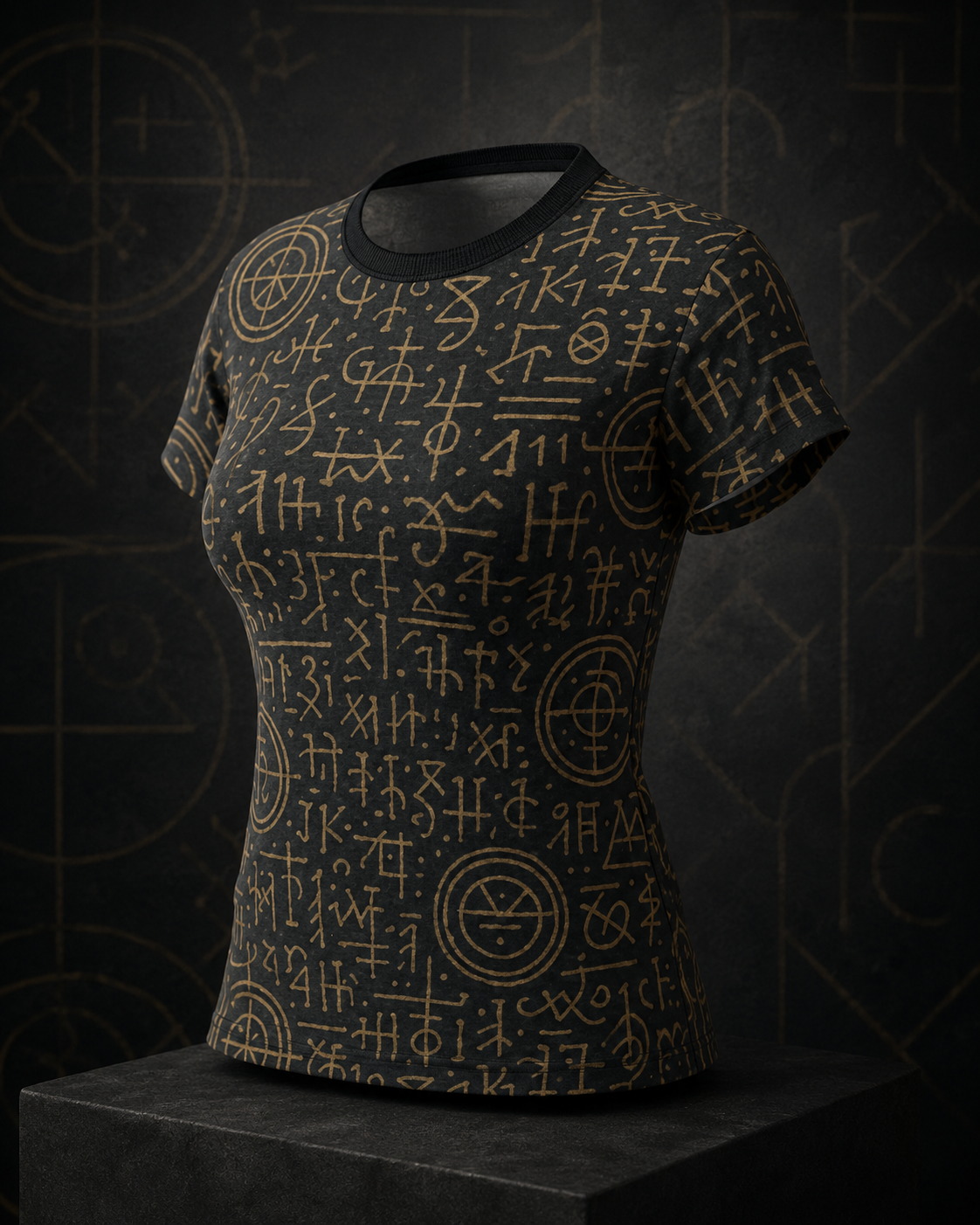 BKS Glyph Script™ Women's AOP Tee