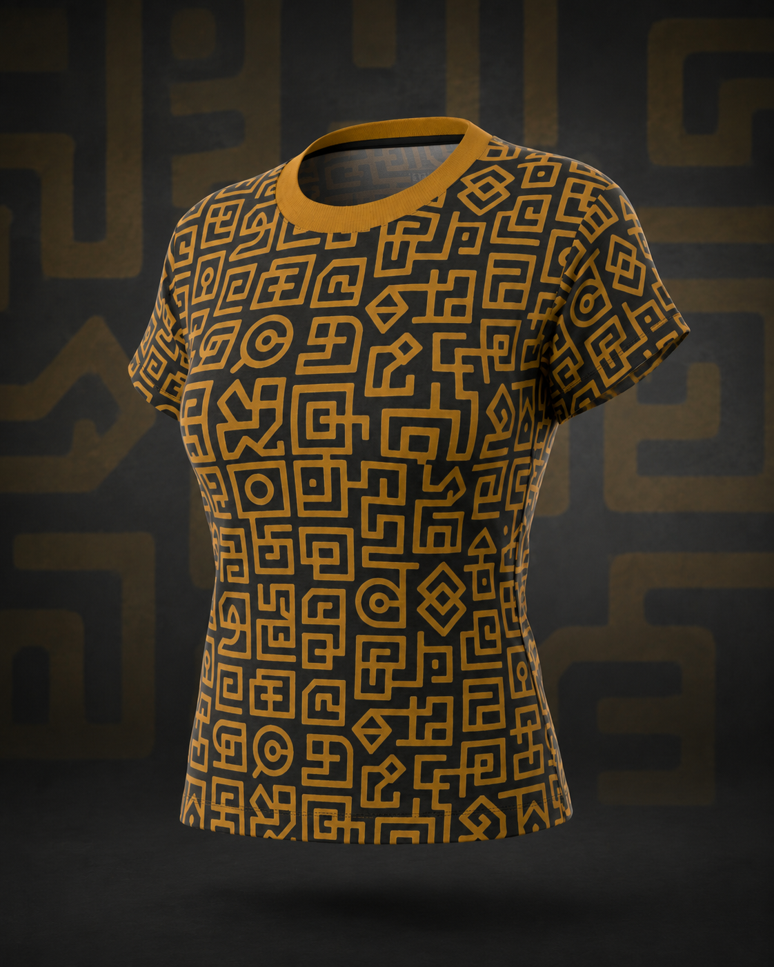 BKS Glyph Cipher™ Women's AOP Tee