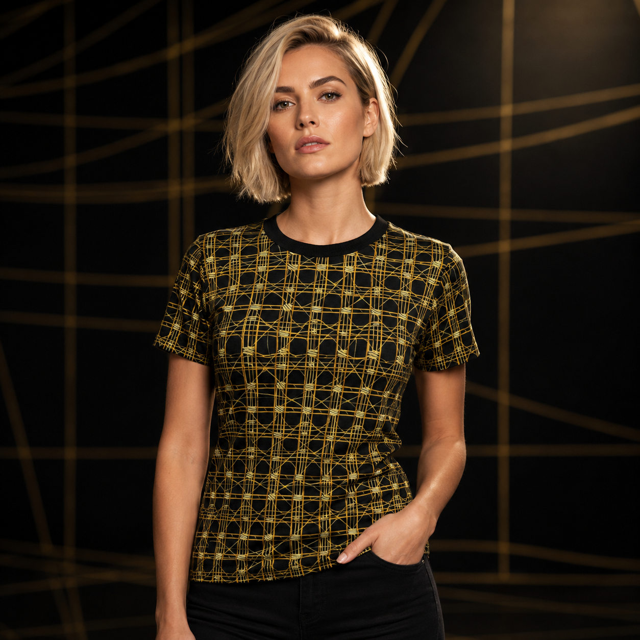 BKS Hours Lattice™ Women's AOP Tee