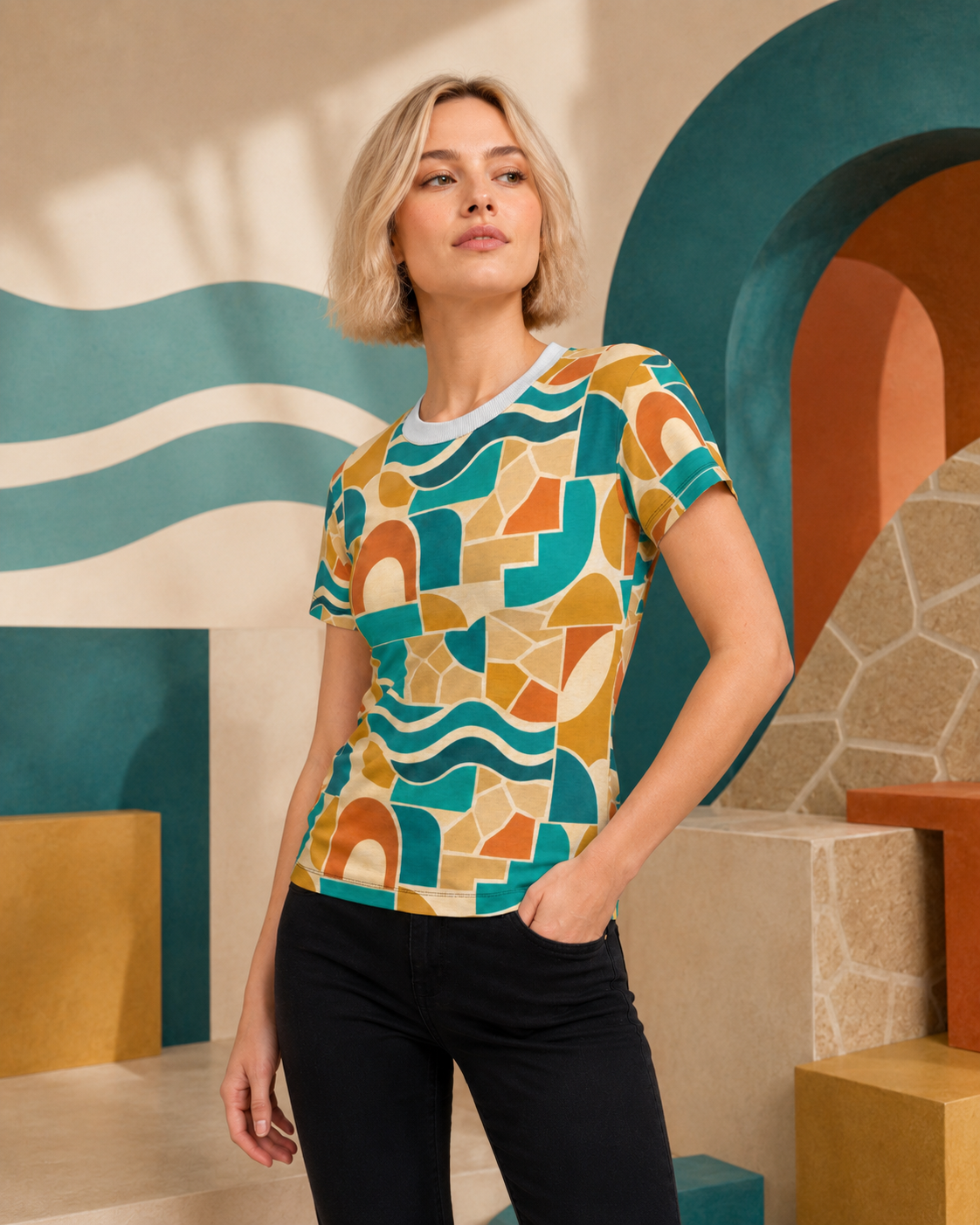 BKS Riviera Bloom™ Women's AOP Tee