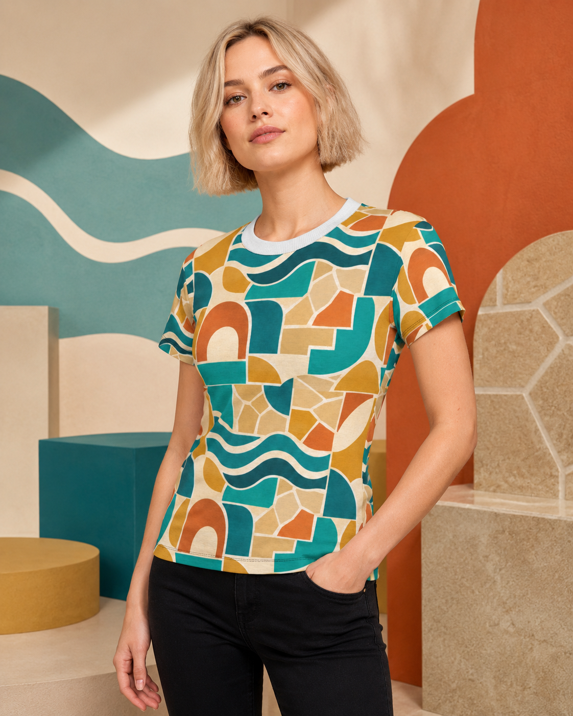 BKS Riviera Bloom™ Women's AOP Tee