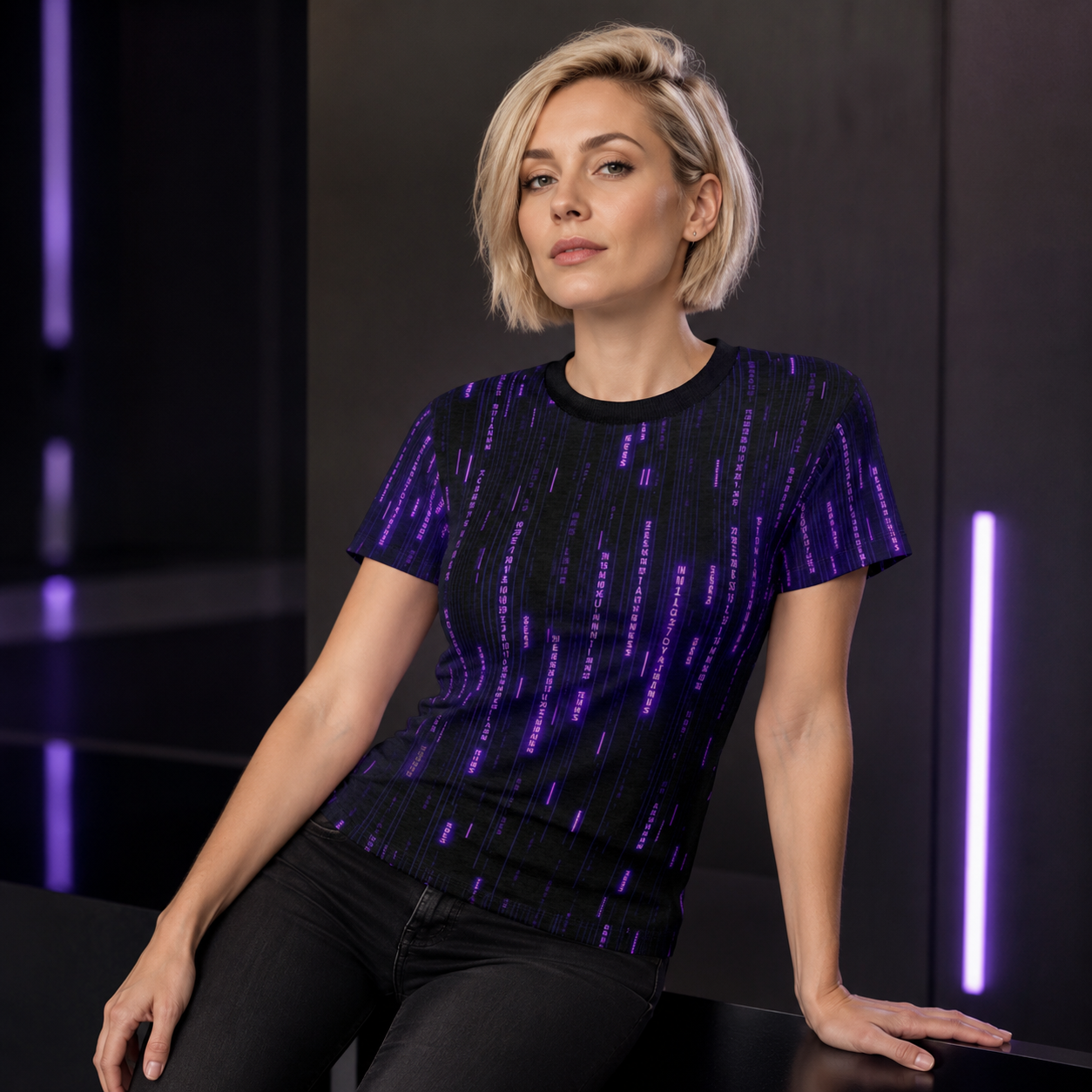BKS Pulse Cascade™ Women's AOP Tee