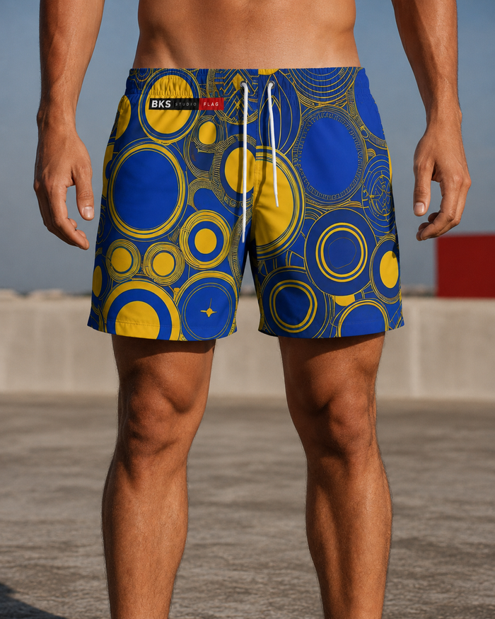 BKS Flag Roundel™ Swim Trunks