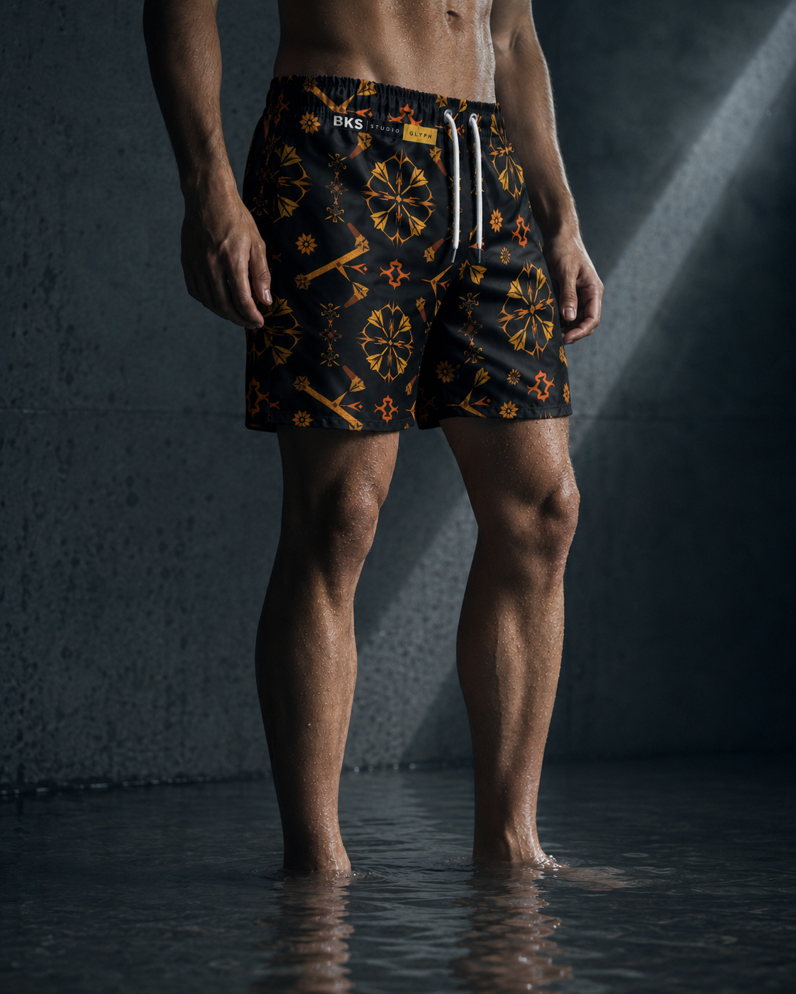 Glyph Inferno™ Swim Trunks — front view