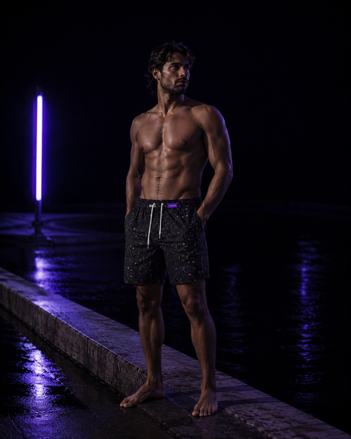 BKS Token Hash™ Swim Trunks