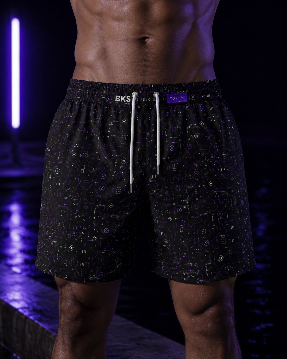BKS Token Hash™ Swim Trunks